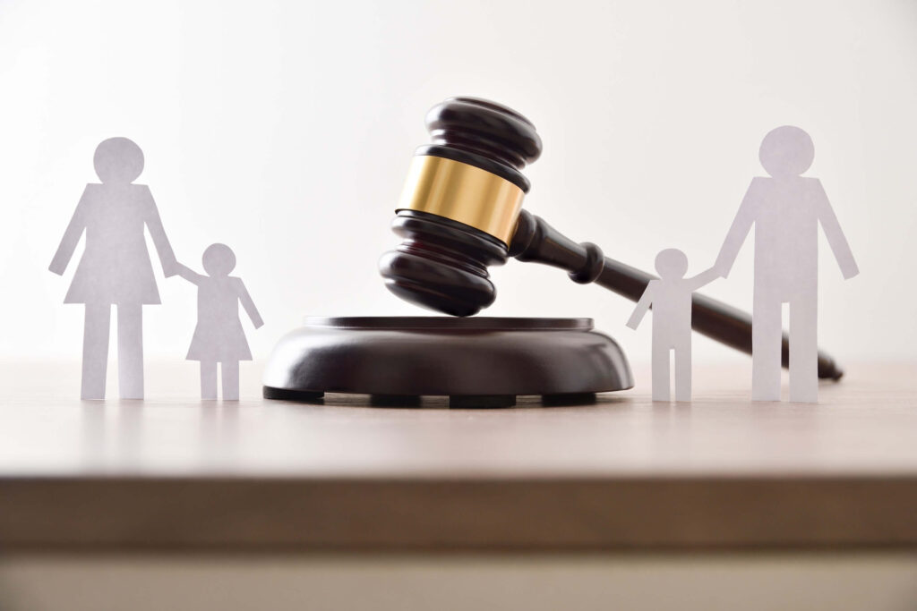 Conflict agreement for child custody in divorce